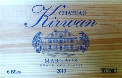 Lot 2056 - Chateau Kirwan 2013, Margaux, half case, owc (six bottles)