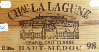 Lot 2061 - Chateau La Lagune 1998, Haut-Medoc, owc (twelve bottles)