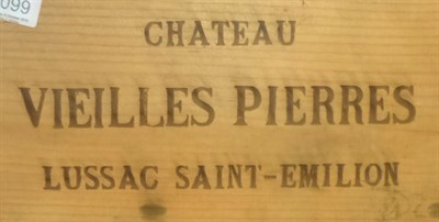 Lot 2099 - Chateau les Vieilles Pierres 1971, Lussac-Saint-Emilion, owc (twelve bottles)