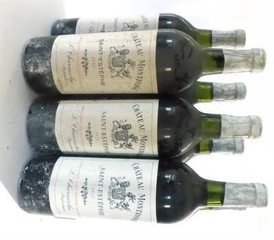 Lot 2115 - Chateau Montrose 1957, St Estephe (x7) (seven bottles) U: top shoulder/into neck, some light...