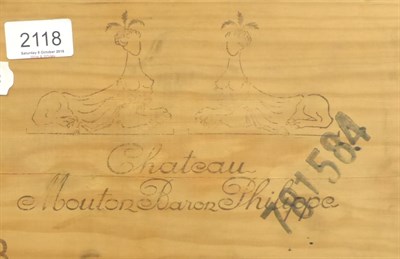 Lot 2118 - Chateau Mouton Baron Philippe 1973, owc (twelve bottles)