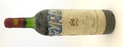 Lot 2122 - Chateau Mouton Rothschild 1976, Pauillac U: upper shoulder, bin soiled label