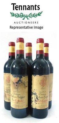 Lot 2129 - Chateau Phelan Segur 1997, Saint-Estephe (x11) (eleven bottles) U: all into neck, some bin...