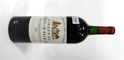 Lot 2149 - Chateau Yon-Figeac 2003, St Emilion Grand Cru, magnum U: into neck