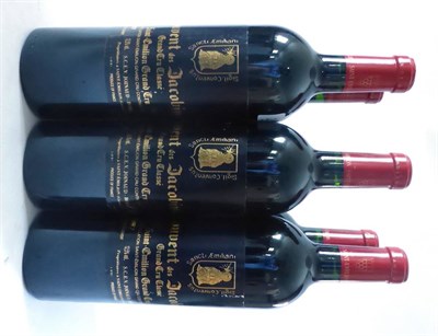 Lot 2151 - Couvent des Jacobins Le Menut des Jacobins 1997, Saint-Emilion (x6) (six bottles) U: into neck, one