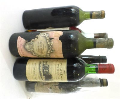 Lot 2169 - A Mixed Parcel Comprising: Chateau Cheval Blanc St Emilion 1950 (mid shoulder) (x2);  Ch...