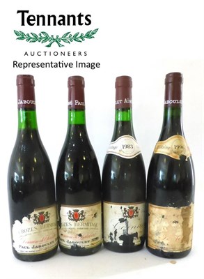 Lot 2188 - A Mixed Parcel of Paul Jaboule Aine: Cornas 1983; Cote Rotie Les Jumelles 1995 (x7); Cote Rotie Les