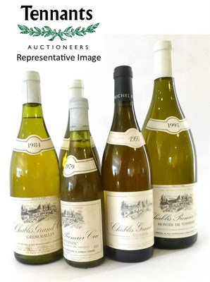 Lot 2190 - An Parcel of Louis Michel Chablis Comprising: Grand Cru Grenouilles 1984 (x2); Grand Cru...