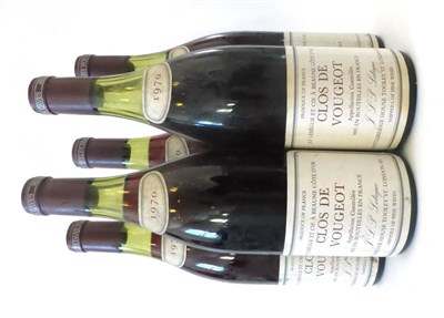 Lot 2194 - Clos de Vougeot 1970 J L P Lebegue (x5) (five bottles) U: 2.5-4.5cm