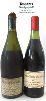 Lot 2195 - Docteur Barolet (Henri de Villamont) Collection Wines Comprising: Cote de Nuits VIllages 1961 (x3)