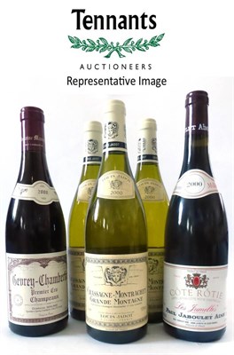 Lot 2202 - Domaine Maume Champeaux 2000, Gevrey-Chambertin Premier Cru; Paul Jaboulet Aine Cote Rotie Les...