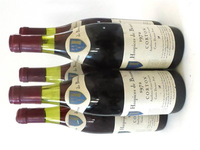 Lot 2208 - Hospices de Beaune Corton Cuvee Docteur Peste Grand Cru 1972 (x5) (five bottles) U: 2.5-3.5cm