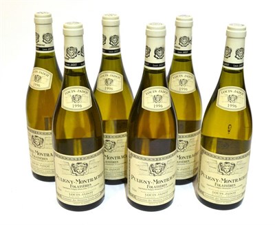 Lot 2214 - Louis Jadot Puligny Montrachet 1er Cru Folatieres 1996 (x6) (six bottles)