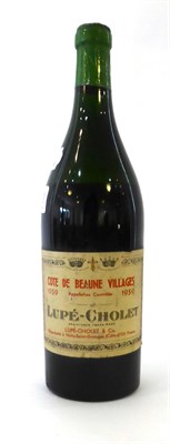 Lot 2220 - Lupe Cholet Cote de Beaune Villages 1959 U: 8cm