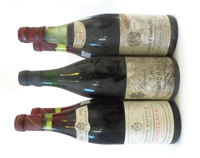 Lot 2226 - Prosper Maufoux Echezeaux 1970 (x4); Domaine Doudet-Naudin Charmes-Chambertin 1953; Bouchard Aine &