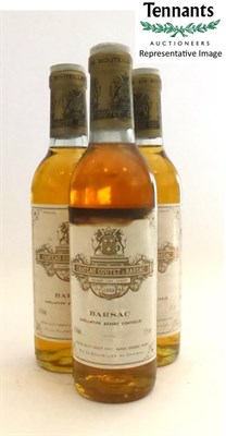 Lot 2230 - Chateau Coutet 1988, Barsac, half bottle (x12) (twelve half bottles) U: into neck/top shoulder,...