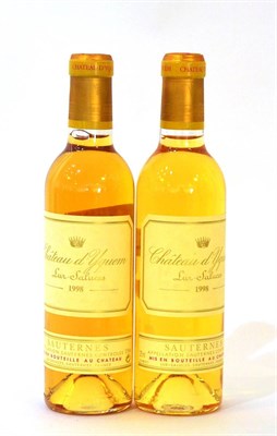 Lot 2240 - Chateau d'Yquem 1998, Sauternes, half bottle (x2) (two half bottles)