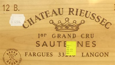 Lot 2249 - Chateau Rieussec 1998, Sauternes, owc (twelve bottles)