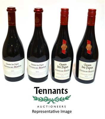 Lot 2264 - Cotes du Rhone 2013 Vielli en Futs de Chene 2013 (x6); Cotes du Rhone 2014 Chemin des Papes...