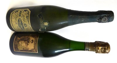 Lot 2277 - Bollinger 1973, vintage champagne; Pommery 1988, vintage champagne (two bottles) U: both 1.5cm...