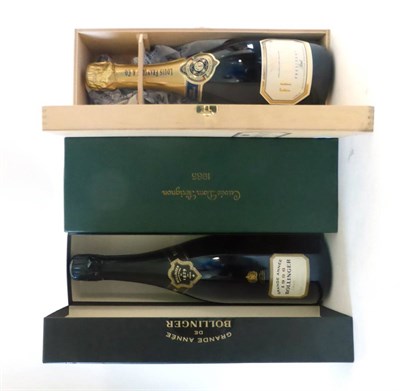 Lot 2281 - Dom Perignon 1985, vintage champagne; Bollinger Grand Annee 1996, vintage champagne; Francois...