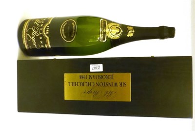 Lot 2307 - Pol Roger Winston Churchill Double Magnum 1988, vintage champagne, in original presentation case