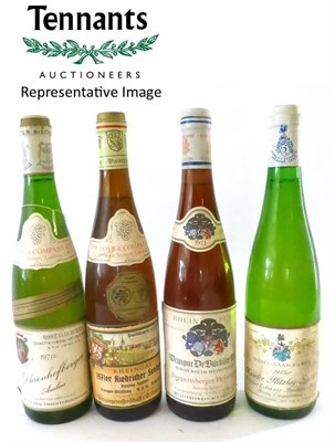 Lot 2314 - Dhronhofberger Auslese 1971 (x2); Forster Ungeheuer Spatlese Dr Burklin Wolf 1975 (x6); Kazeler...