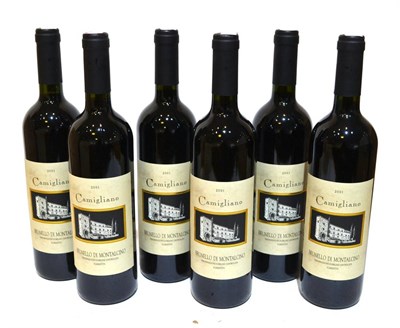 Lot 2323 - Castillo Camigliano Brunello di Montalcino 2001 (x6) (six bottles)