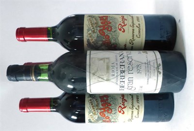 Lot 2336 - Marques de Murrieta Castillo Ygay Gran Reserva Especial 1995 (x4); Bodegas Berberana Gran...