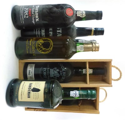 Lot 2349 - A Mixed Parcel of Port Including: Souza 1978 Vintage Port; Taylor 1982 LBV (eight bottles)