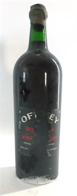 Lot 2381 - Offley Boa Vista 1963, vintage port, magnum U: into neck, torn label