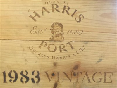 Lot 2385 - Quarles Harris 1983, vintage port, owc (twelve bottles)