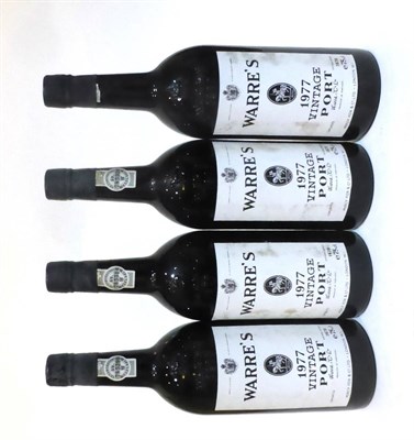 Lot 2405 - Warre 1977, vintage port (x4) (four bottles)