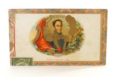 Lot 2413 - Bolivar Belicosos Finos, dress box of 21 cigars (from original 25) Vintage: no date stamp, presumed