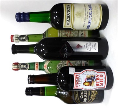 Lot 2425 - A Mixed Parcel of Spirits and Fortified Wines U: viewing essential