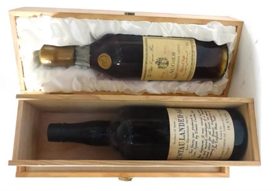 Lot 2432 - Augier Hors d'Age Grande Champagne Cognac, 70cl, 40%, in presentation case; Lusta Landed Age...