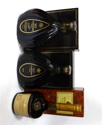 Lot 2435 - Courvoisier XO Cognac Litre Duty Free Bottling; Courvoisier XO (x2); Courvoisier Napoleon...