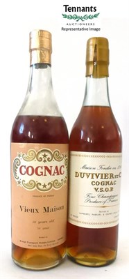 Lot 2437 - Duvivier et Cie VSOP Fine Champagne Cognac (x10); Vieux Maison 30 Year Old Cognac (x7)...