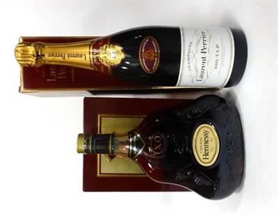 Lot 2444 - Hennessy XO Cognac, 70cl, 40%; Laurent Perriet NV (two bottles)