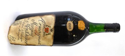 Lot 2455 - Marquis de Montdidier 1933 Armagnac, 2.5L, in original card boxes