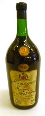 Lot 2458 - Marquis de Montdidier 1945 Armagnac, 2.5L, in original card boxes