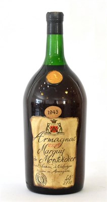 Lot 2459 - Marquis de Montdidier 1945 Armagnac, 2.5L, in original card boxes