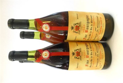 Lot 2462 - Marquis de Montdidier Fine de Bourgogne VSOP 1897, magnum, bottled 1977, each bottle with a...