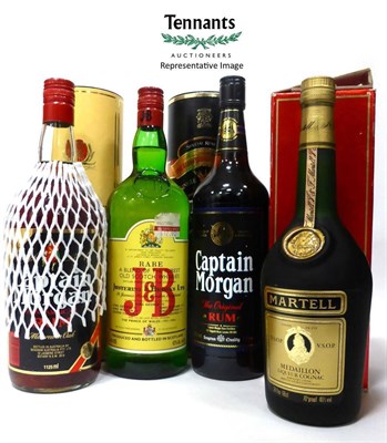 Lot 2486 - A Mixed Parcel Comprising: Justerini & Brooks J&B Rare (x2); Glenfiddich Pure Malt; The...