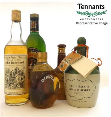 Lot 2490 - A Mixed Parcel of Blended and Single Malt Scotch Whisky Including: Glenfiddich, Dimple etc...