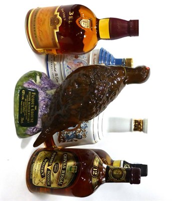 Lot 2491 - A Mixed Parcel of Blended Whisky and Decanters Comprising: The Famous Grouse Decanter; Bells...