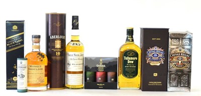 Lot 2502 - A Mixed Parcel of Single Malt, Blended & Bourbon U: see images online