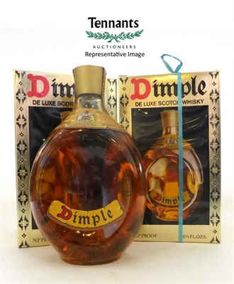 Lot 2517 - Dimple 1970's Bottlings in Original Sealed Shipping Carton, 26 2/3 fl ozs, 70 proof, in...