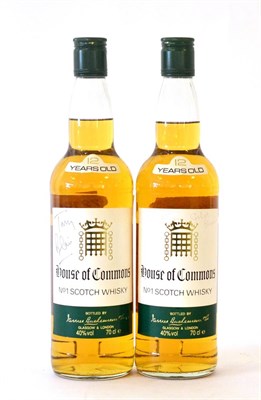 Lot 2545 - House of Commons 12 Year Old, signed by Tony Blair, 70cl, 40%; House of Commons 12 Year Old, signed