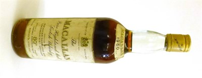 Lot 2580 - The Macallan 1960, 26 2/3fl ozs/75cl, 80 proof